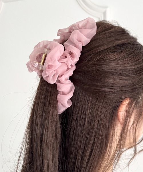 ヘアクリップ シアーシュシュクリップ | sowang | 19