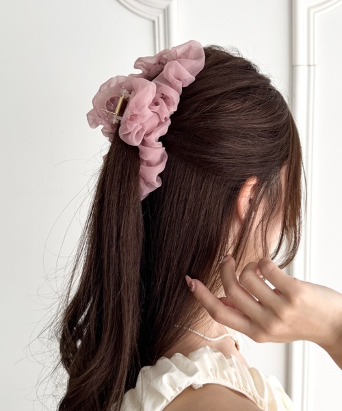 ヘアクリップ シアーシュシュクリップ | sowang | 22