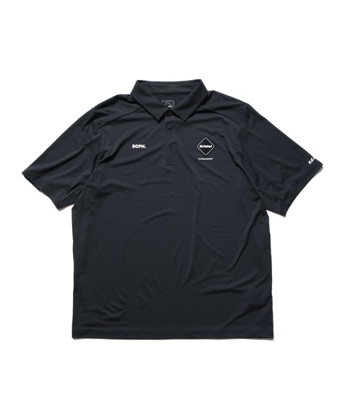 L　FCRB S/S TEAM POLO　ポロシャツ　黒　新品　半袖　シャツ F.C.Real Bristol（エフシーレアルブリストル） ポロシャツ 半袖 S/S