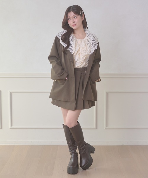 「Ambre Neige」 長袖チュニック FREE アイボリー レディース_画像3