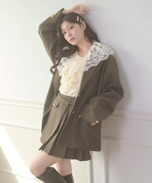 「Ambre Neige」 長袖チュニック FREE アイボリー レディース_画像8