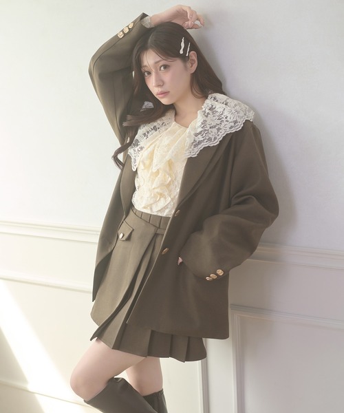 「Ambre Neige」 長袖チュニック FREE アイボリー レディース_画像9