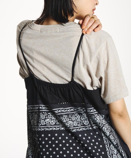 琴音【ROSE BUD】INDIA BANDANA キャミワンピ INDIA IS BEAUTIFUL ワンピース 「ROSE BUD別注」INDIA IS BEAUTIFUL