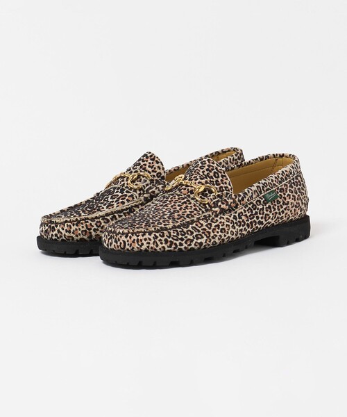 Paraboot（パラブーツ） ローファー 「別注」「Paraboot」レオパード