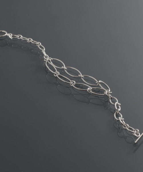 YArKA ブレスレット 「YArKA/ヤーカ」dual architect oval chain