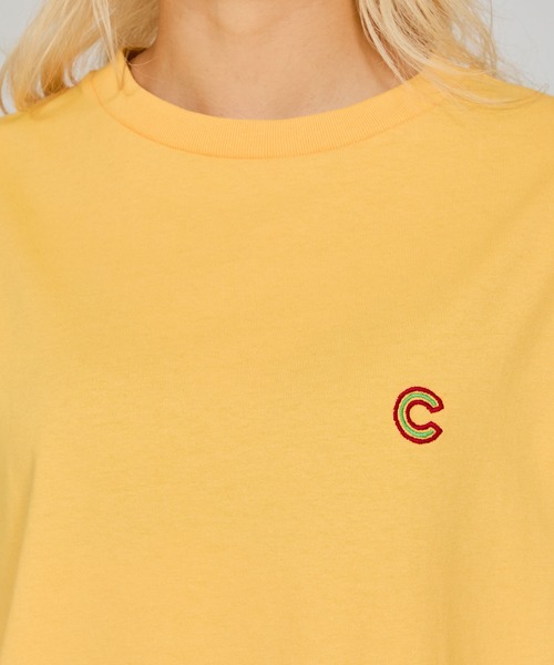「Champion」 半袖Tシャツ LARGE ホワイト レディース_画像3