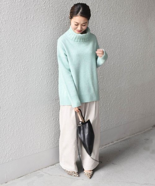 SHIPS（シップス） ニット ウールカシミヤタートルネックプルオーバー