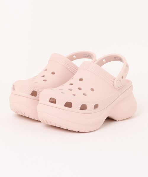 サンダル クロックス crocs クロックス クラシック ベイ クロッグ ウィメンcrocs classic bae clog w/厚底 サンダルの画像