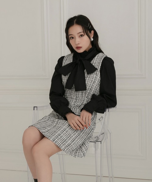 により ワンピース Paypayモール店 通販 Paypayモール ジャンパースカート ツィードジャンパースカート Zozotown ブランド