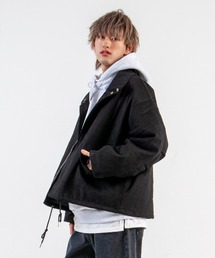 ブルゾン アウター ショートスタンドカラーブルゾン「ユニセックス