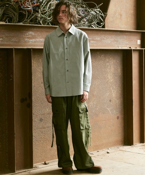 【希少品】casper john×沈み　カーゴパンツ Casper John カーゴパンツ Parachute cargo pants/パラシュート