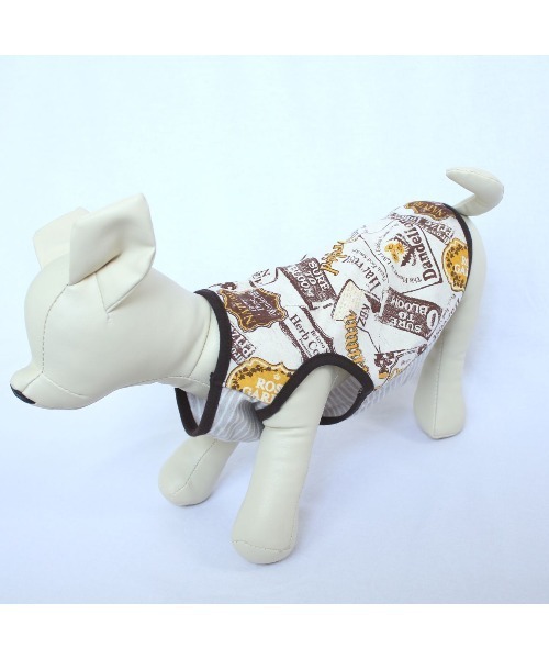 ペット 犬服屋ricky 犬服英字タンクトップロゴワッペン柄 犬服 ドッグウエア Su Zozotown Yahoo 店 通販 Yahoo ショッピング