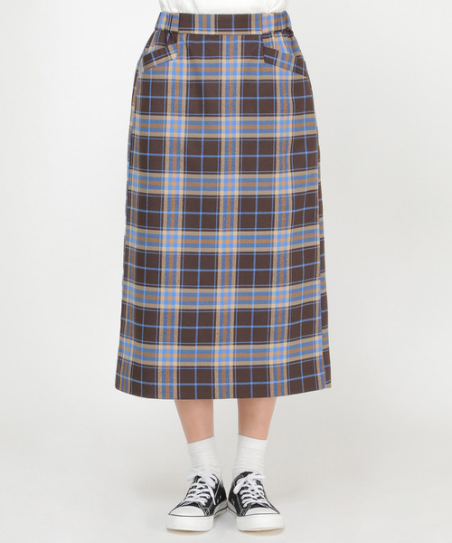 【新品】&エルシー　チェックスカート LBC（エルビーシー） スカート チェックIラインスカート : ZOZOTOWN
