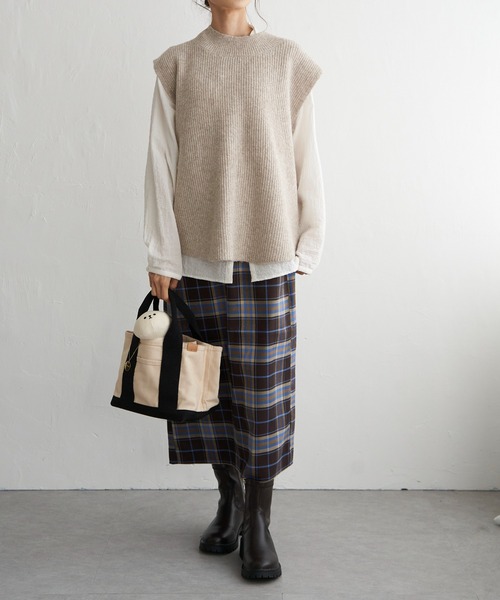 LBC（エルビーシー） スカート チェックIラインスカート : ZOZOTOWN