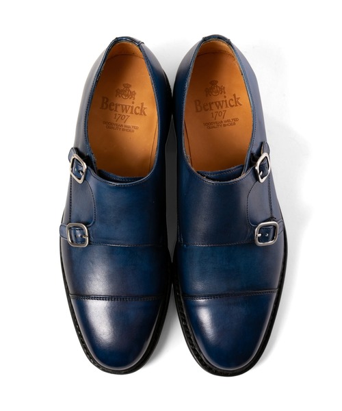 【美品】Berwick バーウィック ダブルモンク 5245 ヴィブラム ソール セール】Berwick バーウィック ダブルモンク 5245 ヴィブラム
