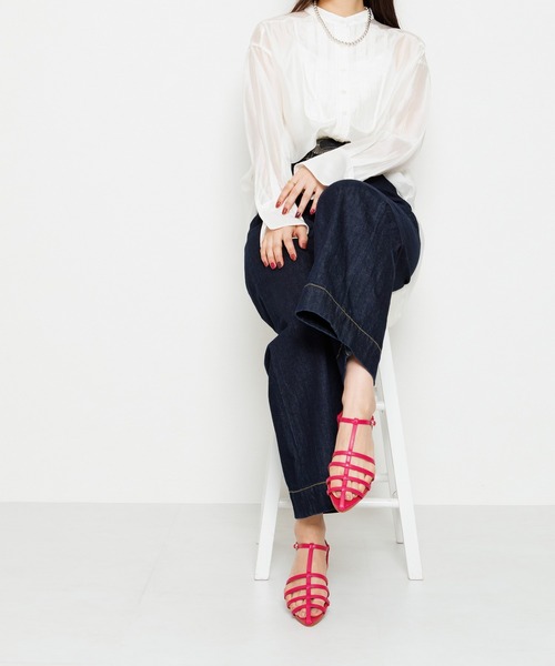 HIMIKO サンダル 夏 「Made in Japan」ローヒールストラップサンダル