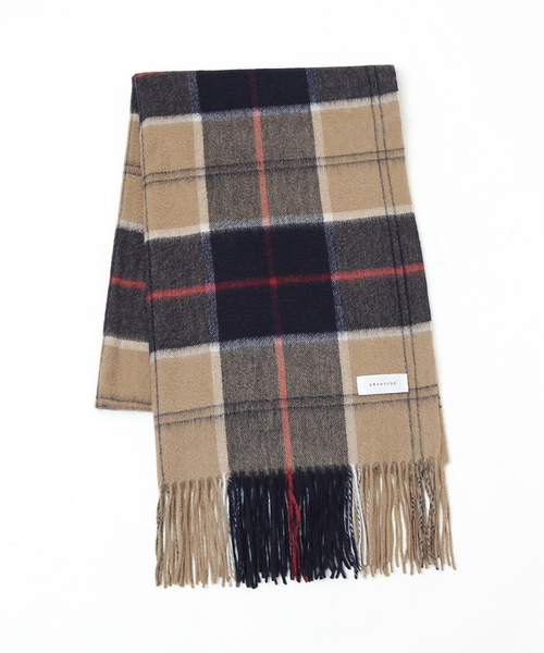 ABAHOUSE（アバハウス） マフラー 「カシミヤ100％」チェック柄