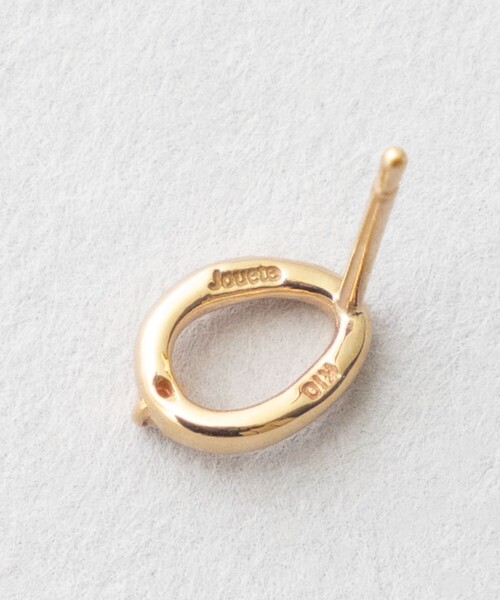 Jouete（ジュエッテ） ピアス K10YG ダイヤモンド ピアス オーバル