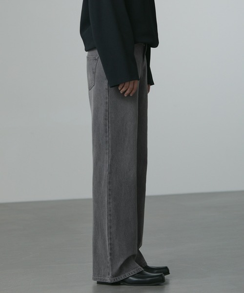 CALLNE ワイドパンツ ジーンズ 「CALLNE」Semi Flare Denim Pants