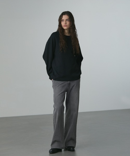 CALLNE ワイドパンツ ジーンズ 「CALLNE」Semi Flare Denim Pants