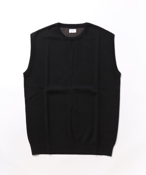 ベスト ジレ オーガニックコットンニットベスト OG COTTON  WF VEST レディース メンズ ARCH & LINE ベスト ジレ オーガニックコットンニットベスト OG