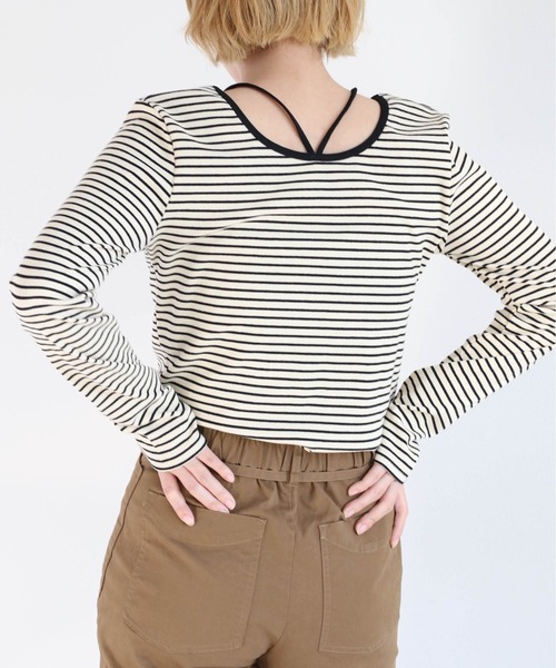 cepo（セポ） tシャツ ネックストラップロンTee 2WAY レディース