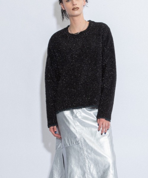 tシャツ AULA AILA（アウラ アイラ）別注フィルムヤーンニット レディース
