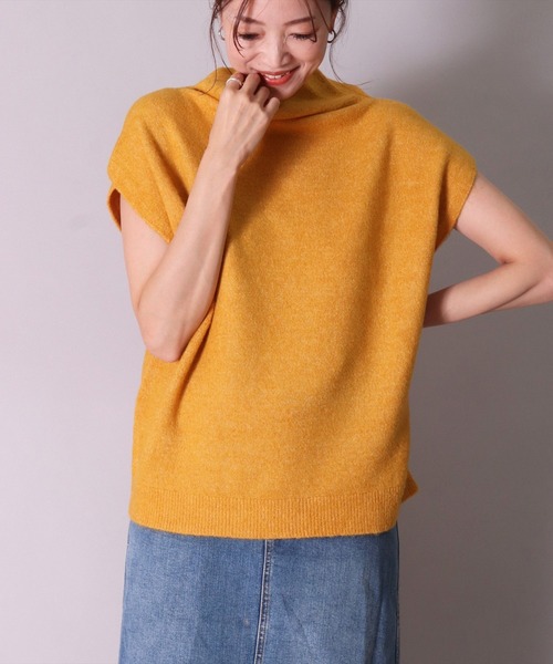ベスト ジレ 「ihana」(BRD）オフタートルベスト レディース PARKS TOKYO SELECT ベスト ジレ 「ihana」(BRD）オフタートル