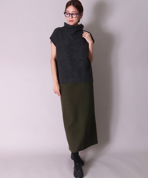 ベスト ジレ 「ihana」(BRD）オフタートルベスト レディース PARKS TOKYO SELECT ベスト ジレ 「ihana」(BRD）オフタートル