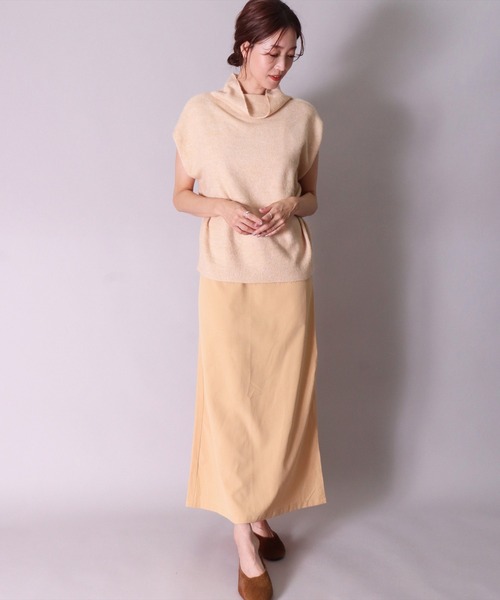 ベスト ジレ 「ihana」(BRD）オフタートルベスト レディース PARKS TOKYO SELECT ベスト ジレ 「ihana」(BRD）オフタートル