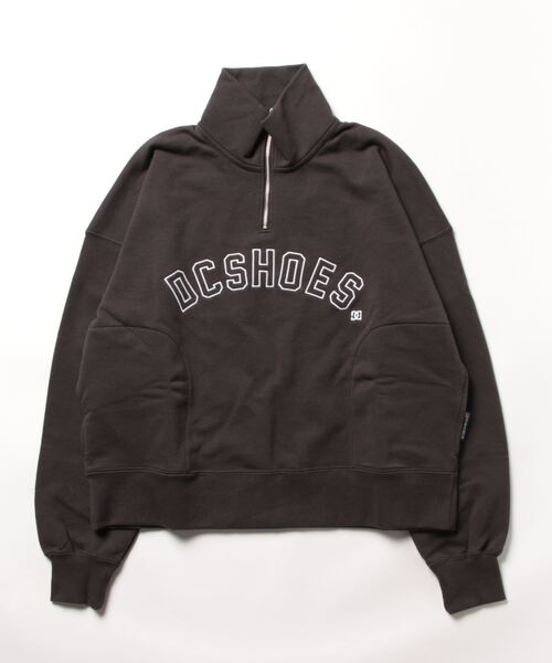 トレーナー スウェット 24 WS ARCH HALF ZIP/DCハーフジップスウェット レディース DC SHOES トレーナー スウェット 24 WS ARCH HALF ZIP/DCハーフ
