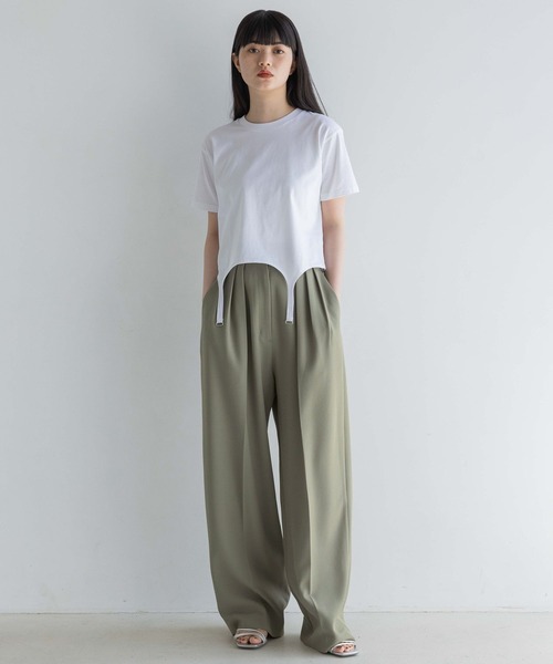【激レア】CULLNI ダブルクロス 2タックワイドパンツ/ 20-AW DHU0125A0010_l_a002.jpg