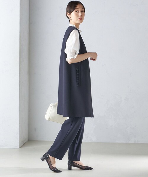 ships little black ベスト ジレ 「SHIPS別注」kaene:「洗濯機可能