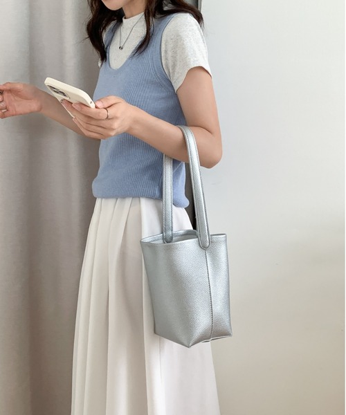 relac トートバッグ 巾着ポーチ付き バケツ型 レディース : ZOZOTOWN 