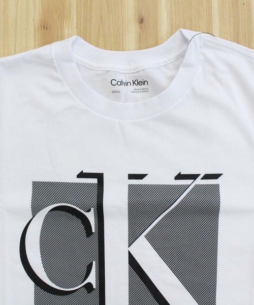 tシャツ Tシャツ メンズ CK ビッグロゴクルーネックTシャツ｜zozo｜06