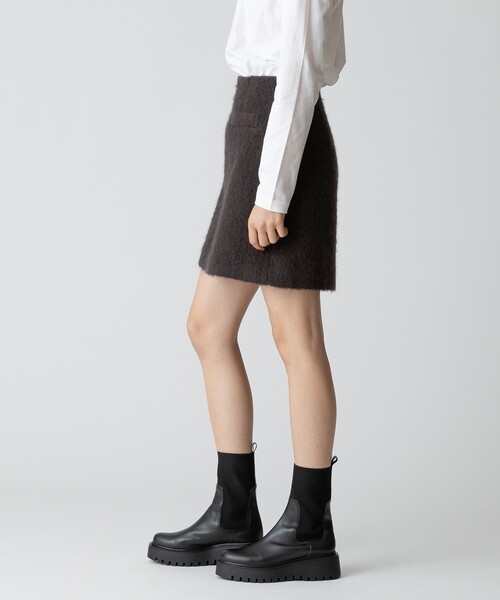 allureville モヘヤシャギーミニスカート allureville｜モヘヤシャギーミニスカート | Rakuten Fashion