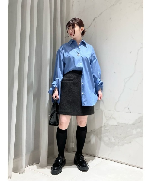 allureville（アルアバイル） スカート モヘヤシャギーミニスカート