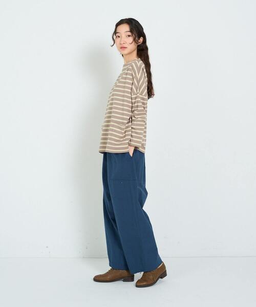 コンジェペイエ　アデュートリステス　バスクシャツ　トップス バスクロングシャツ（Tシャツ/カットソー）｜conges payes ADIEU