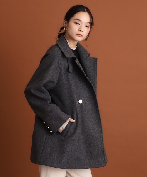 アトリエgg ウールコートサイズ18 フェイクウールコート｜アトリエ