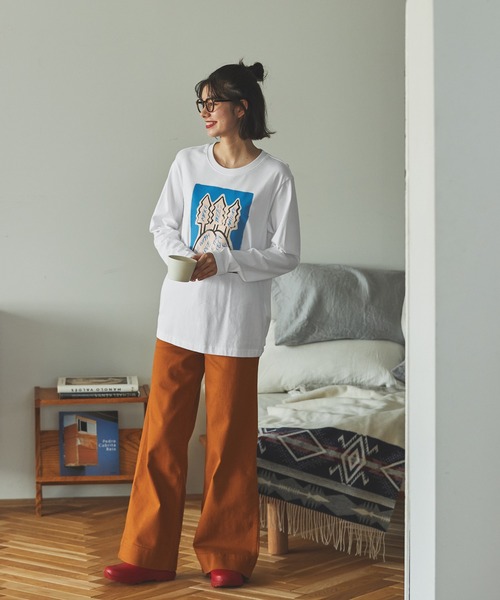 AIGLE / エーグル 【AIGLE for more trees】Lee Izumida×AIGLE チャリティ グラフィック 長袖Ｔシャツ #5 AIGLE tシャツ 「AIGLE for more trees」Lee Izumida×AIGLE