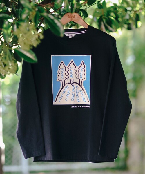 AIGLE tシャツ 「AIGLE for more trees」Lee Izumida×AIGLE