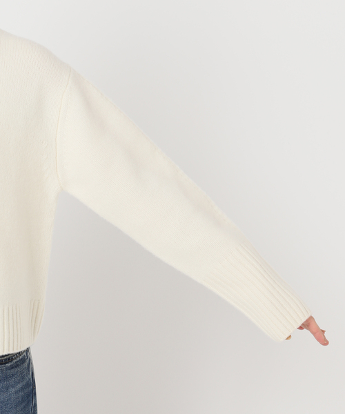 plage ニット セーター pooginook zip up レディース : ZOZOTOWN