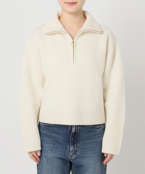 plage（プラージュ） ニット セーター pooginook zip up ニット