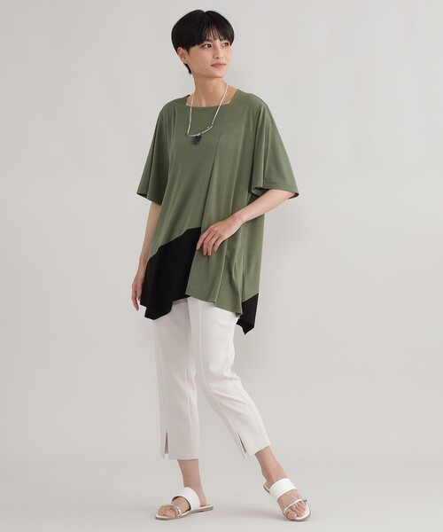 [EVEX by KRIZIA] трикотаж с коротким рукавом 40 Brown женский 
