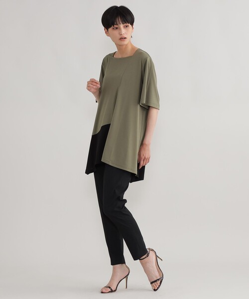 [EVEX by KRIZIA] трикотаж с коротким рукавом 40 Brown женский 