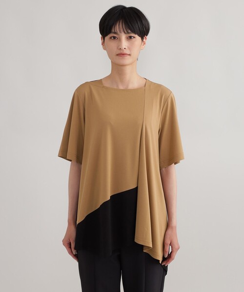 [EVEX by KRIZIA] трикотаж с коротким рукавом 40 Brown женский 