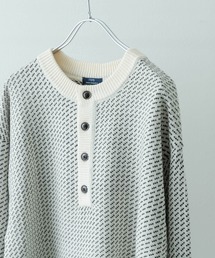 セーター ニット バーズアイ ヘンリーネック ニット メンズ｜ZOZOTOWN Yahoo!店