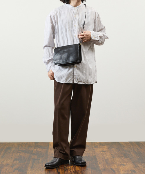 47976★年 アンリークイール ショルダーバッグ ベジタブルタンニン 牛革 A_W ショルダーバッグ アウ / MAILL BAG M フルベジタブルタンニン