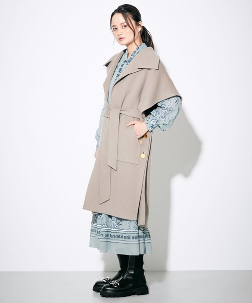 GRACE CONTINENTAL（グレースコンチネンタル） コート FREE ベージュ