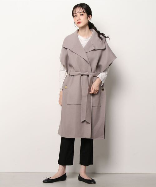 グレースコンチネンタル　コート ウールカシミヤリバーコート / GRACE CONTINENTAL | GRACE CONTINENTAL